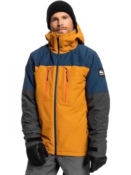 Quiksilver Mission Plus EQYTJ03371-CNR0 Ανδρικό Μπουφάν για Σκι & Snowboard Πολύχρωμο