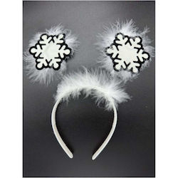 Frosted Snowflake Pattern Stirnband