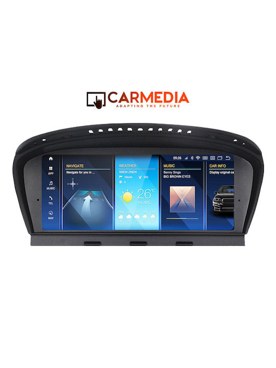 Carmedia Car Audio System for BMW Series 5 / Series 3 2008-2011 (Bluetooth/USB/WiFi/GPS/Apple-Carplay/Android-Auto) with Touch Screen 8.8"