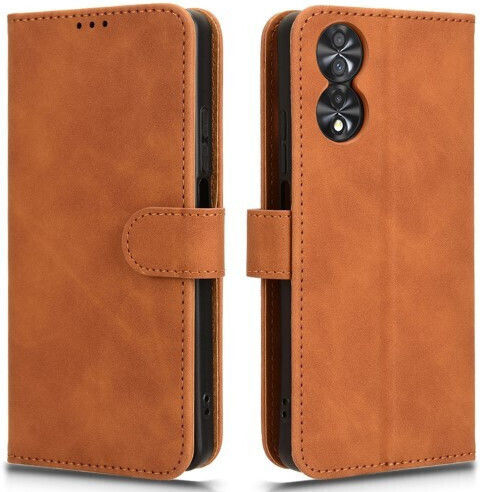 Wallet Δερμάτινο Καφέ (TCL 40 NXTPAPER 4G)