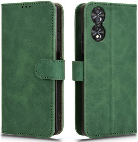 Wallet Δερμάτινο Πράσινο (TCL 40 NXTPAPER 4G)