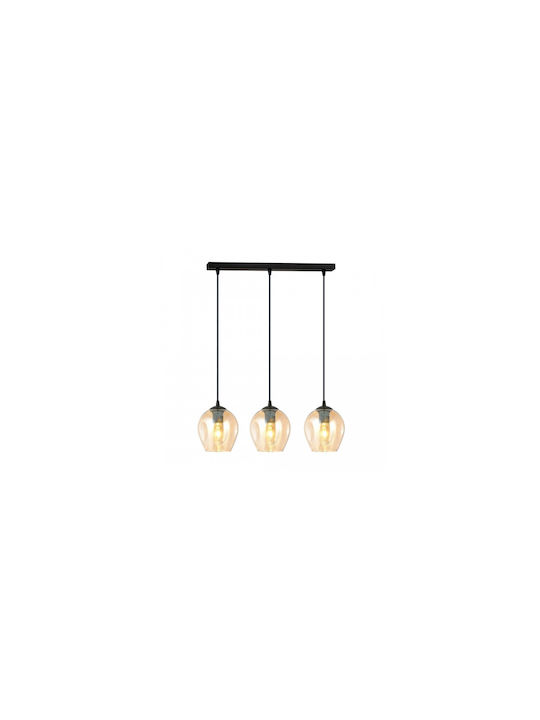 Emibig Pendant Light Three-Light Rail for Socket E27