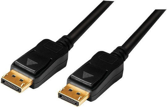LogiLink Кабел DisplayPort мъжки - DisplayPort мъжки 20м Черен (CV0114)