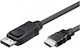 Techly Kabel DisplayPort-Stecker - HDMI-Stecker 1.8m Schwarz (304321)