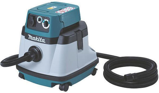 Makita Σκούπα Υγρών / Στερεών 1050W με Πλαστικό Κάδο 25lt Μπλε