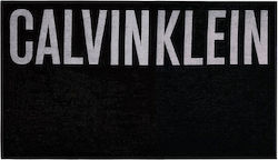 Calvin Klein Πετσέτα Θαλάσσης Βαμβακερή Μαύρη