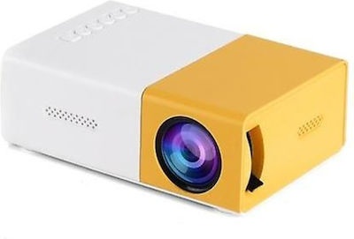 YH-19851 Mini Projector Λάμπας LED Λευκός