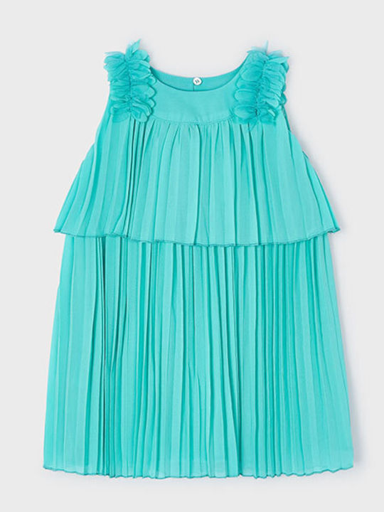 Kinderkleid Ärmellos Green