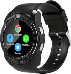 3931 Smartwatch με SIM (Μαύρο)