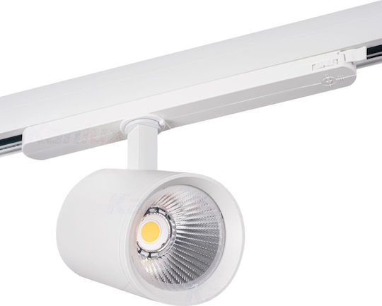 Kanlux Einzel LED Warmes Weiß Spot in Weiß Farbe