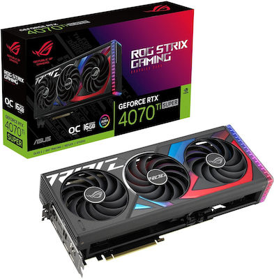 Asus GeForce RTX 4070 Ti Super 16GB GDDR6X ROG Strix OC Edition Graphics Card