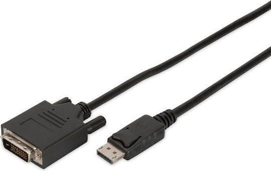 Digitus Cable DisplayPort male - DVI male 2m Μαύρο (DB-340301-020-S)