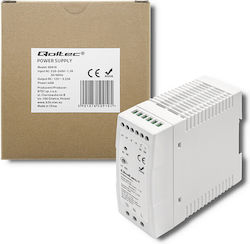 Qoltec Sursă De Alimentare DIN Rail Cu Putere 40W 3.33A