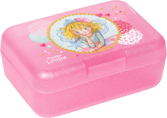 Die Spiegelburg Lillifee Πλαστικό Παιδικό Δοχείο Φαγητού Ροζ 17 x 12 x 6.5εκ.