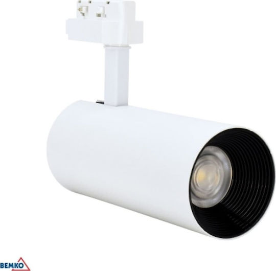 Bemko Single LED Natural White Spot in White Color