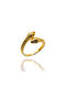 Women's Ring from Silver Gold Plated