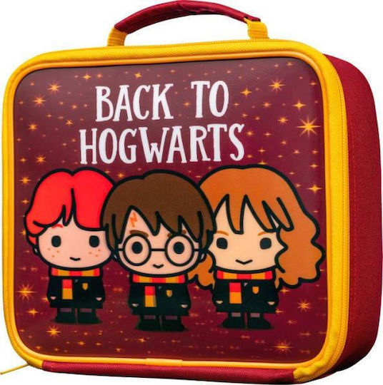 Kids Licensing Schulische Isothermische Hand-Lunch-Tasche Rot Harry Potter