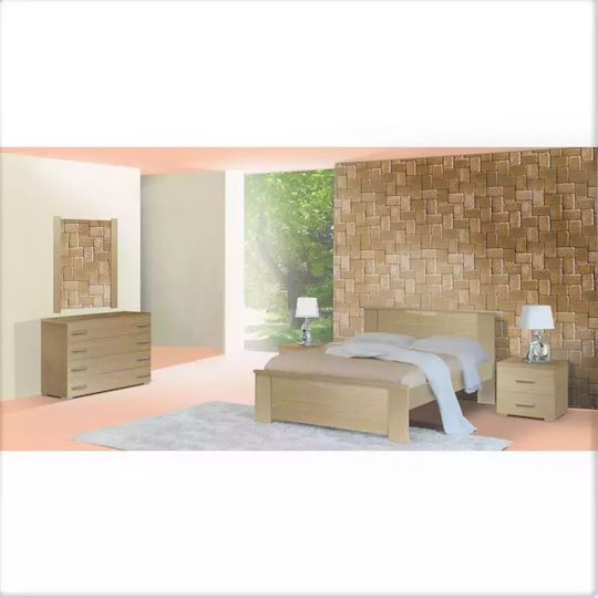 Set de Dormitor Zâmbet Oak 140x190buc 5buc