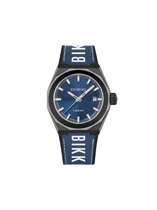 Bikkembergs Watch Battery in Blue Color