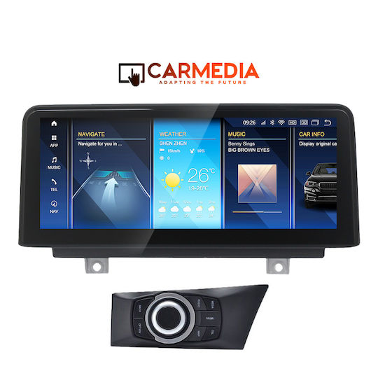Carmedia Car Audio System for BMW Series 1 / E81 / E82 / E87 2004-2013 (Bluetooth/USB/WiFi/GPS/Apple-Carplay/Android-Auto) with Touch Screen 10.25"