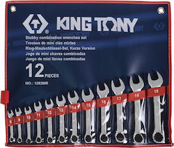 King Tony Set 12 German Wrenches 8-19mm
