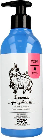 Yope Wood Αφρόλουτρο σε Gel με Γλυκερίνη & Άρωμα Guaiac Tree, Myrrh, Tonka 400ml