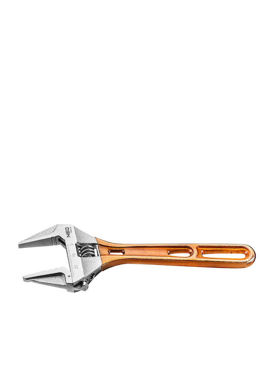 Neo Tools French Wrench with Adjustable Opening 28mm and Anti-Slip Handle 155mm