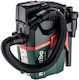 Metabo As 18 Hepa Pc Compact Επαναφορτιζόμενη Σκούπα Υγρών / Στερεών Χωρίς Φορτιστή και Μπαταρία με Πλαστικό Κάδο 6lt