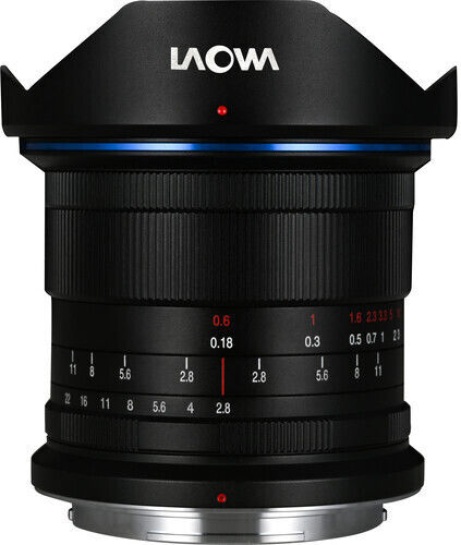Laowa Full Frame Camera Lens Venus Optics 19mm f/2.8 Zero-D Wide Angle for Fujifilm G Mount Black