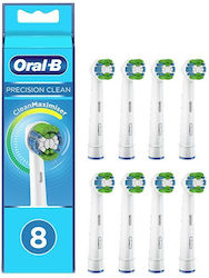 Oral-B Precision Clean CleanMaximiser Ανταλλακτικές Κεφαλές για Ηλεκτρική Οδοντόβουρτσα 8τμχ