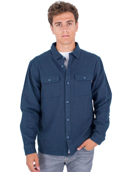 Hurley Men's Shirt Long Sleeve Flannel H093/iron Ore