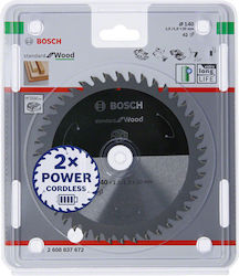 Bosch Standard Cutting Disc Wood 140mm 1pcs