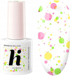 Hi Hybrid Glossy Long Lasting Nail Polish Rainb...