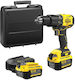 Stanley SFMCD715M2K-QW Κρουστικό Δραπανοκατσάβιδο Μπαταρίας Brushless 18V 2x4Ah