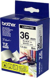 Brother P-touch Label Maker Tape in Black Color 1pcs