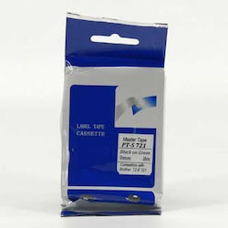 Neutralle Ταινία Ετικετογράφου 8m x 9mm σε Μαύρο Χρώμα PT-S721