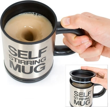 Magic Self Stirring Чаша Пластмаса Сребрист 350мл