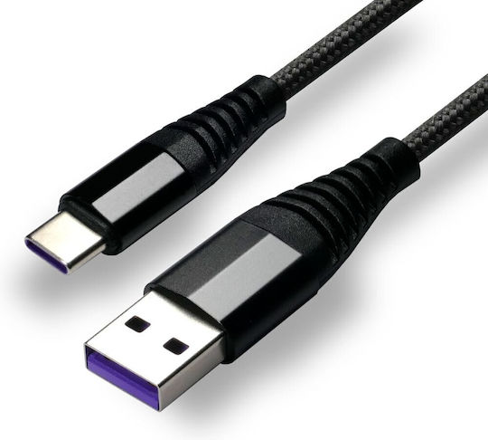 everActive USB 2.0 Cable USB-C male - USB-A Μαύρο 1m CBB-1CHB