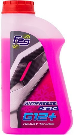 Feg Αυτοκινήτου G12 -37°C Μαύρο Χρώμα 1lt