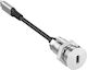 Vivolink USB 2.0 Cable USB-C Male - USB-C Female White 0.3m