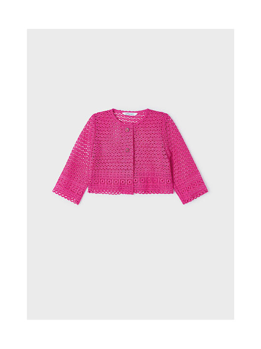 Mayoral Kids Blazer Fuchsia