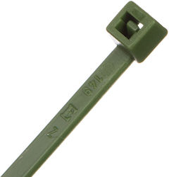 EM Group Δεματικά Καλωδίων Πλαστικά x140mm σε Πράσινο χρώμα (100τμχ) (BMGR1436)