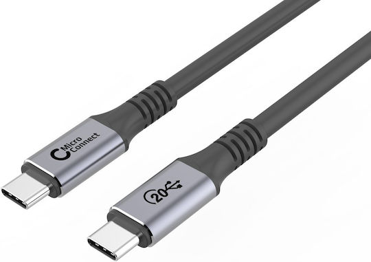Microconnect USB 3.2 Cable USB-C male - USB-C 100W PD Μαύρο 4m USB3.2CC4