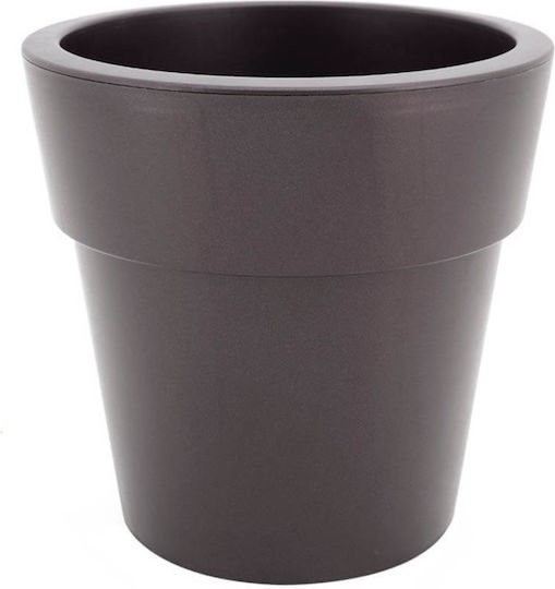 Viomes Linea Pot Plastic Taupe 50x50x46cm.