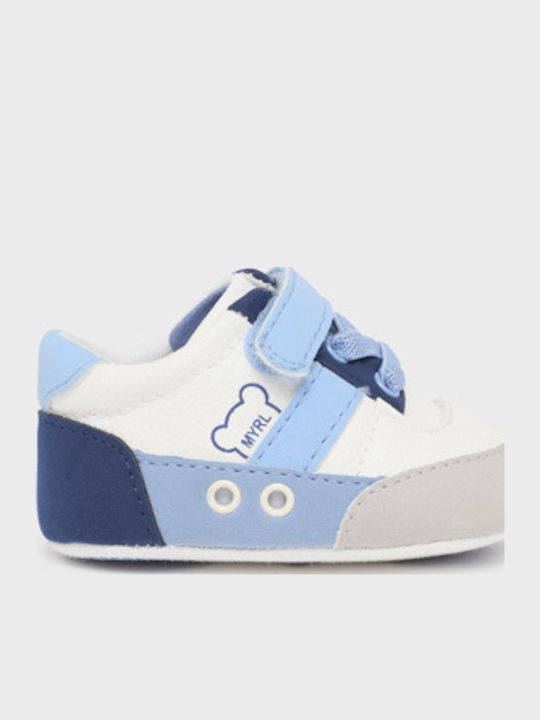 Mayoral Βρεφικά Sneakers Αγκαλιάς Γαλάζια