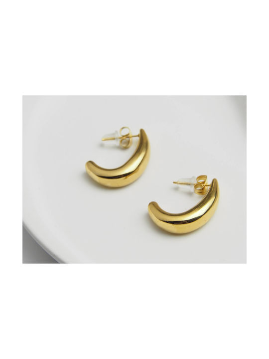 Earrings made of Steel Gold Plated