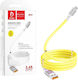 Denmen USB 2.0 Kabel USB-C männlich - USB-A Gelb 1m (29365)