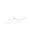 Trio Lighting Ceiling Mount Light 83cm White with Integrated LED