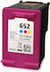 652xl Compatible Inkjet Printer Ink HP 652XL F6V24AE 450 Pages Multiple (Color) 1 Piece