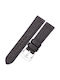 Λουρί Leather Strap Black 22mm